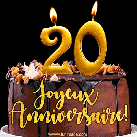 Images Joyeux Anniversaire 20 ans 